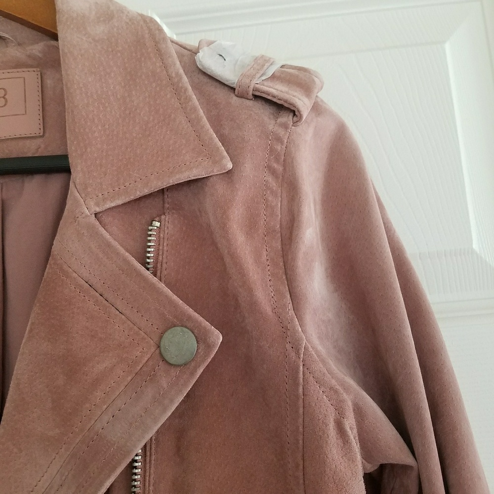 Leather Pink Jacket - Picture 2 of 4